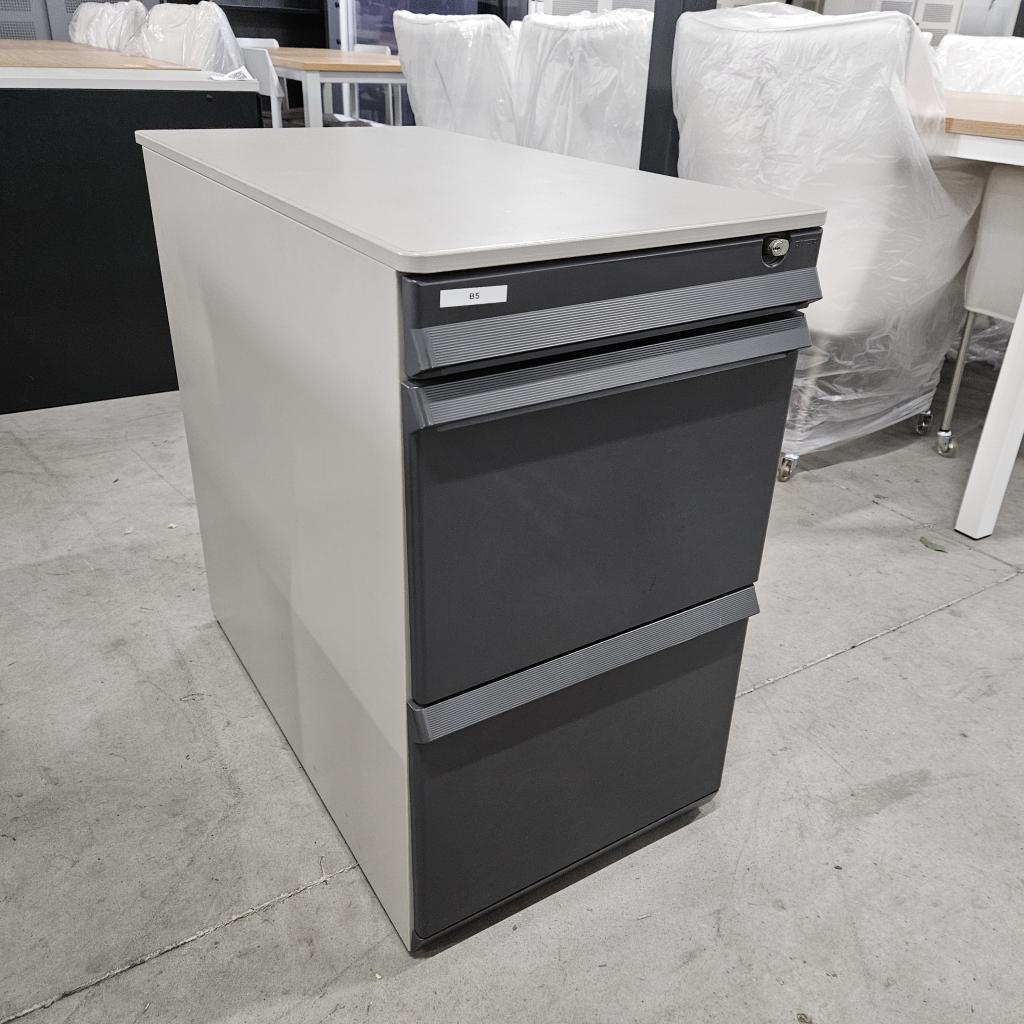 Ahrend standcontainer met 2+1 laden - 75x43x80 cm, Niet ingevuld, Gebruikt, Niet ingevuld, Niet ingevuld