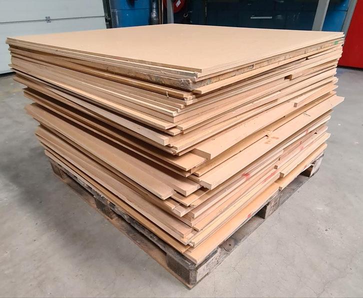 Flinke partij MDF platen, Doe-het-zelf en Verbouw, Platen en Panelen, Ophalen
