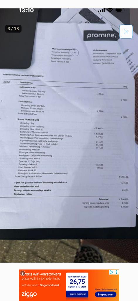 Prominent B-200 sta op massage relax stoel gratis bezorging, Ophalen of Verzenden, Nieuw, Ruim 100 kort gebruikte fauteuils in alle maten en kleuren