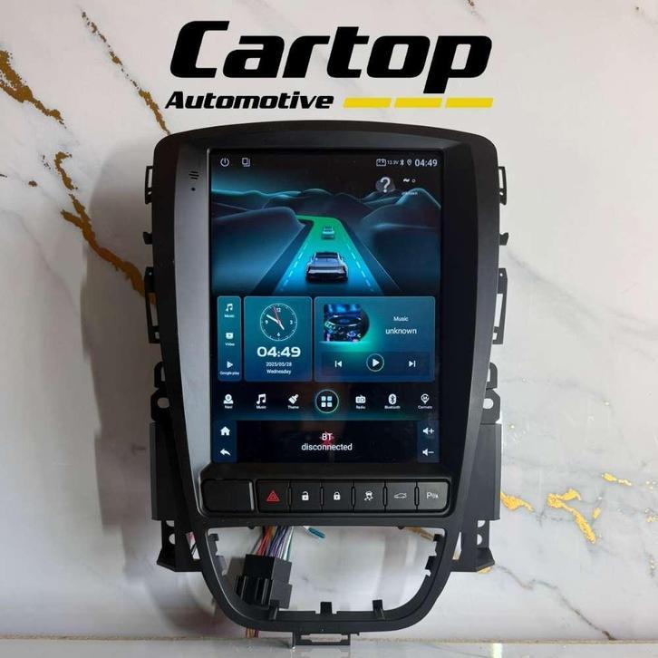 Opel Astra J Android Navigatie 9 Inch CarPlay 2009-2015, Marconistraat 68P, Zo goed als nieuw, Info@cartop-automotive.nl, Cartop-Automotive Bv.