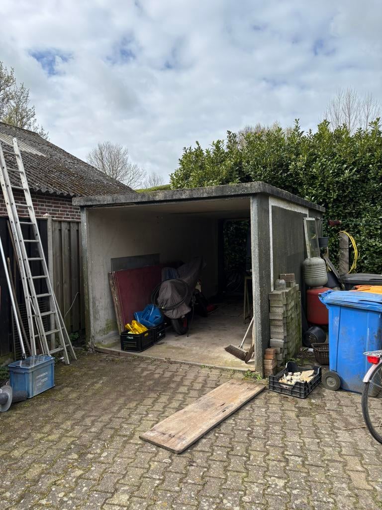 Gratis prefab betonnen garagebox (MAVO), Ophalen, Gebruikt, Overige materialen, Overige typen