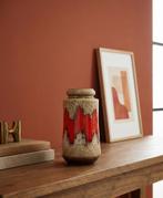 Vintage Scheurich vaas (HKliving stijl), Overige kleuren, Aardewerk of Porselein, Ophalen of Verzenden, Zo goed als nieuw