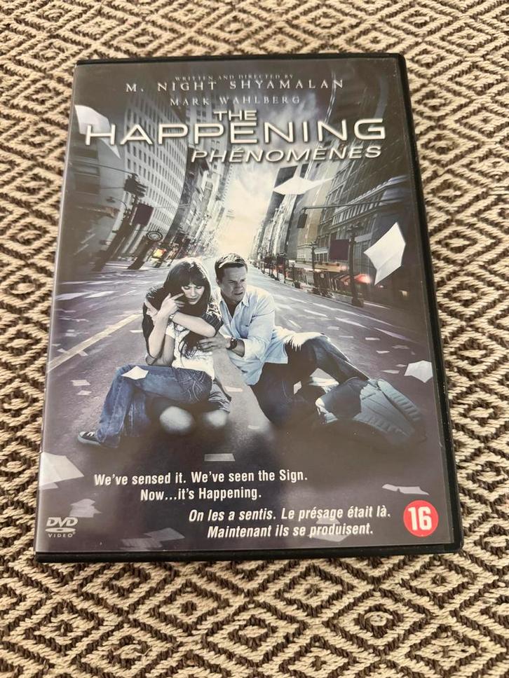 The Happening DVD - M. Night Shyamalan, Cd's en Dvd's, Dvd's | Thrillers en Misdaad, Zo goed als nieuw, Bovennatuurlijke thriller