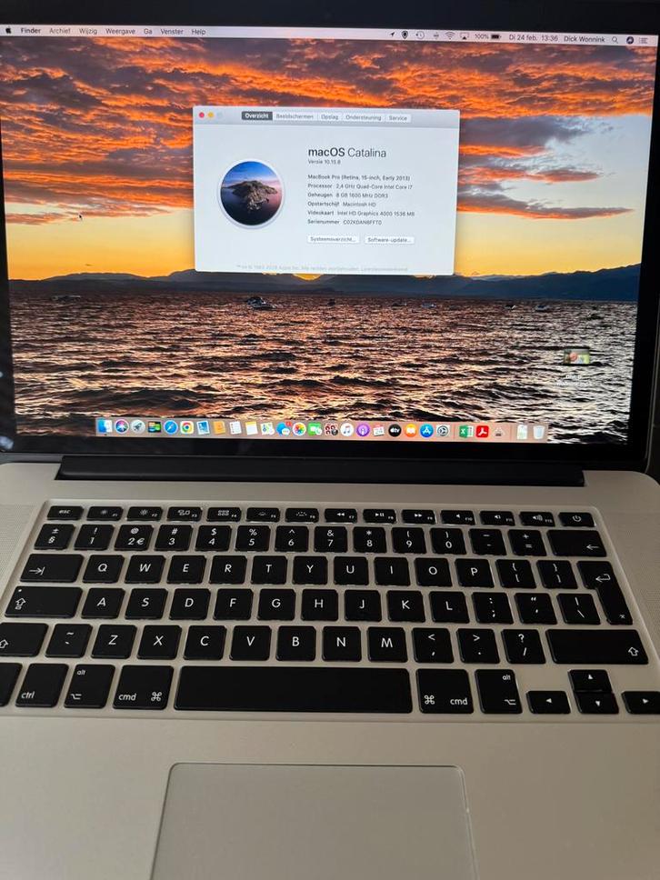 MacBook Pro (Retina, 15-inch, Early 2013) i7 processor, Computers en Software, Apple Macbooks, Gebruikt, MacBook Pro, 15 inch