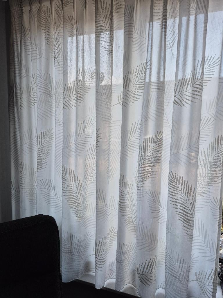 Gordijnen, Ophalen, 100 tot 150 cm, Vitrage, Zo goed als nieuw