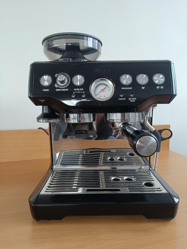 Sage The Barista Express Black, Ophalen of Verzenden, Gebruikt, Espresso apparaat