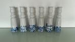 Complete set (6) vazen Marcel Wanders Randstad Delfts blauw, Ophalen of Verzenden