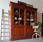 Vintage/Antieke massief houten schoolkast, Buffetkast, 200 cm of meer, 150 tot 200 cm, Ophalen of Verzenden, 25 tot 50 cm