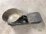 Oude metalen weegschaal met bak, Ophalen, Gebruikt, Overige typen, Minder dan 50 kg