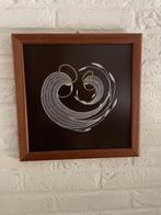 BIJZONDER HANDWERK VAN MARIA MET KINDJE IN LIJST, Ophalen of Verzenden, Zo goed als nieuw, Overige typen, Christendom | Katholiek