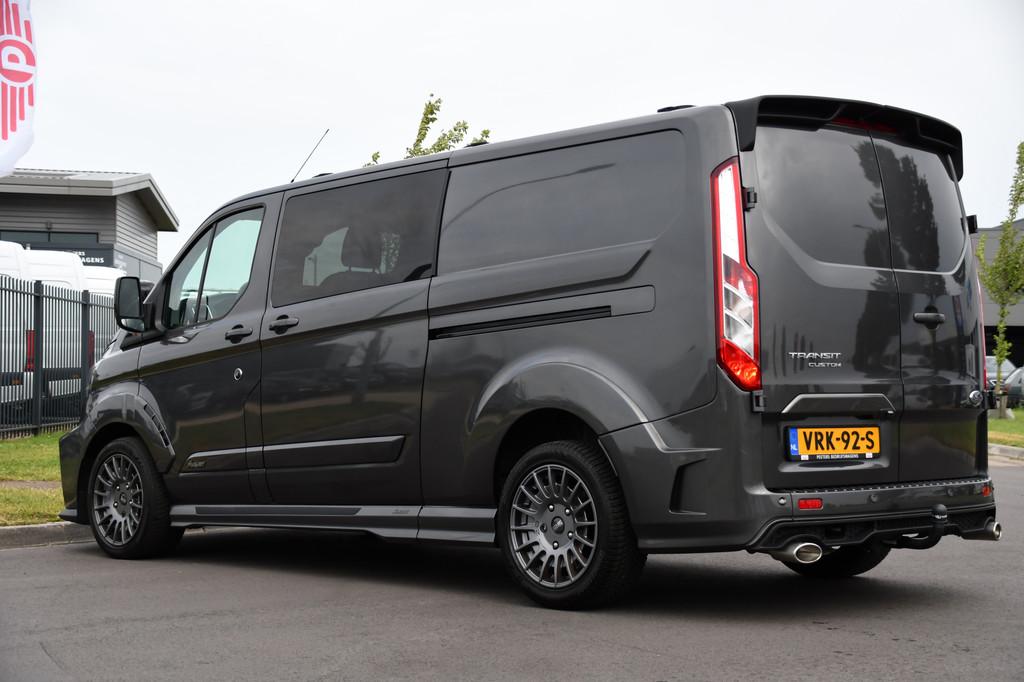 Ford Transit Custom 320 2.0 TDCI DC L2H1 MS-RT Adaptieve Cru, Auto's, Euro 6, 4 cilinders, Bedrijf, Diesel