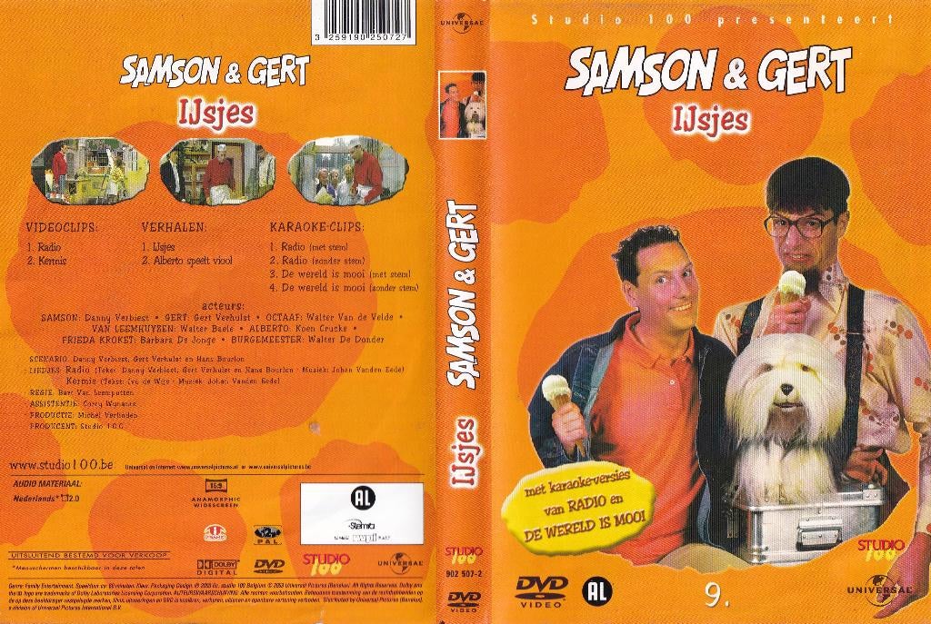 Samson en Gert - IJsjes dvd, Cd's en Dvd's, Dvd's | Kinderen en Jeugd, Gebruikt, Alle leeftijden, Ophalen of Verzenden, Komedie