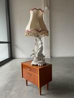 Vintage grote lamp jaren porselein vintage, Ophalen, ., 2de hands, Zo goed als nieuw