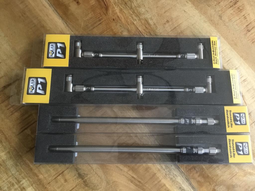 Solar p1 ext. buzzerbars en banksticks 12 inch nieuw, Watersport en Boten, Hengelsport | Karpervissen, Ophalen, Nieuw, Complete set