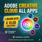 Adobe Creative Cloud All Apps | 1 Maand | Direct Geleverd, Ophalen, Nieuw, MacOS