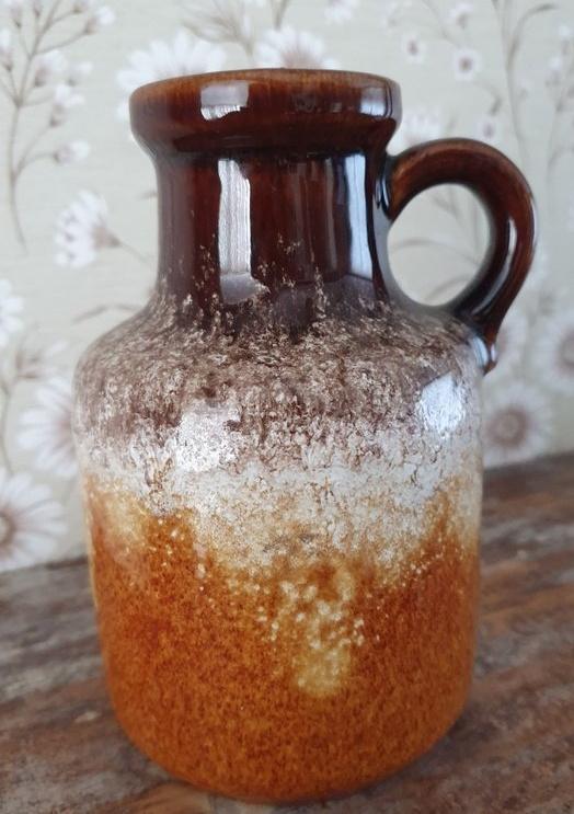 1394 Bay W-Germany keramiek bloembot vaas West germany, Keramiek, Overige typen, Ophalen of Verzenden, Zo goed als nieuw