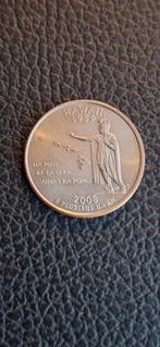 Amerika Quarter dollar 2008   Hawaï, Ophalen of Verzenden, Noord-Amerika