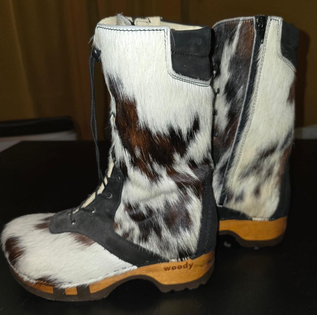 Woody Rosanna klomplaarzen maat 39, Hoge laarzen, Bruin, Nieuw, Ophalen of Verzenden