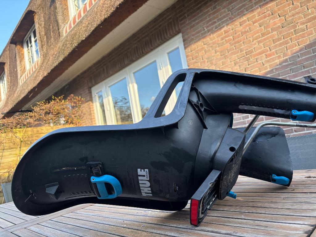 Fiets zitje Thule (mountainbike), Fietsen en Brommers, Fietsaccessoires | Fietsstoeltjes, Achterzitje, Thule, Ophalen, 15 t/m 25 kg
