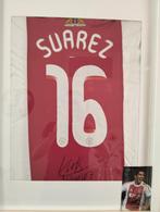 Ajax Suarez Shirt Gesigneerd Ingelijst, Ophalen of Verzenden, Zo goed als nieuw, Ajax, Shirt