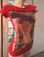 Dept top rood S, Ophalen of Verzenden, Zo goed als nieuw, Korte mouw, Maat 36 (S)