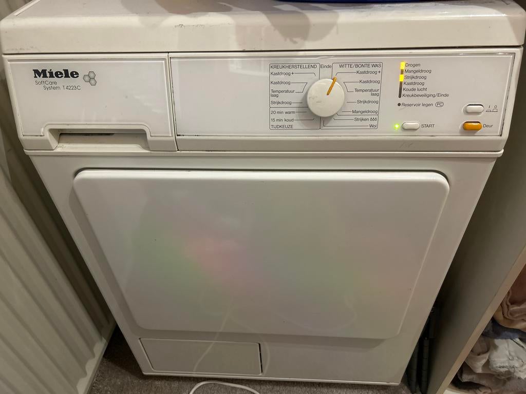 Miele SoftCare System T4223C Condensdroger, 6 tot 8 kg, Gebruikt, Ophalen of Verzenden, Voorlader