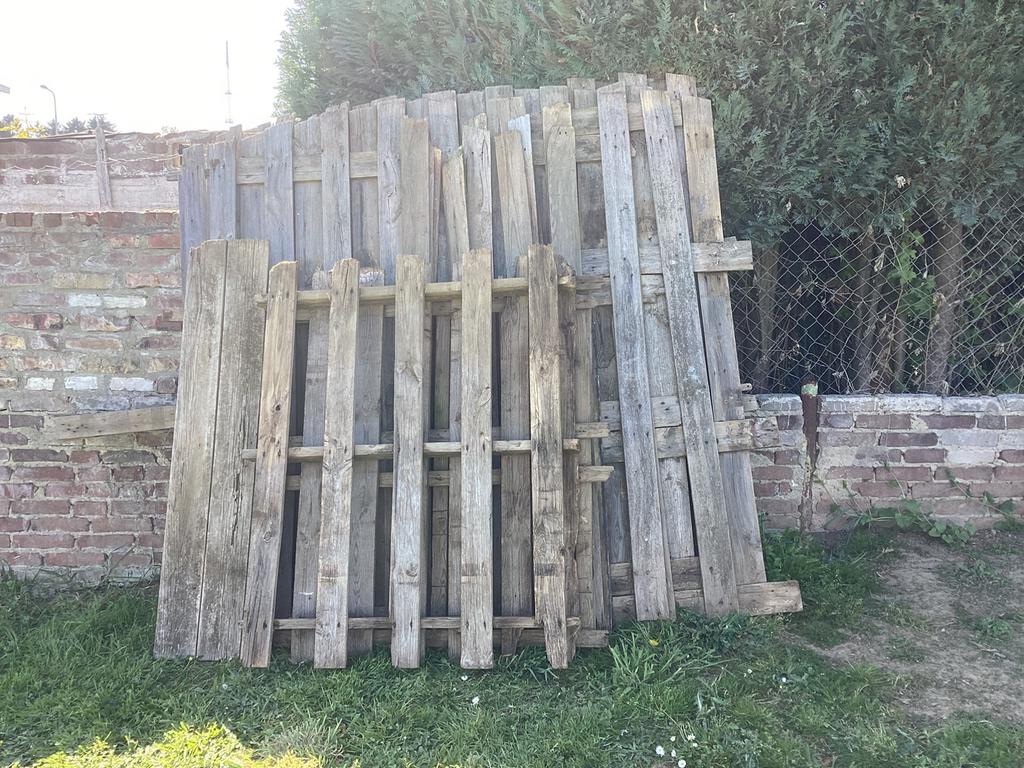 Gratis hout / pallets / brandhout, Ophalen, Gebruikt, Overige typen, Minder dan 200 cm