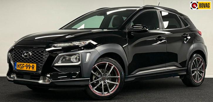 Hyundai KONA 1.0T Sport*120Pk*Leder*Navi*Camera*Carplay*Stoe, Auto's, Hyundai, Bedrijf, Te koop, Kona, ABS, Achteruitrijcamera