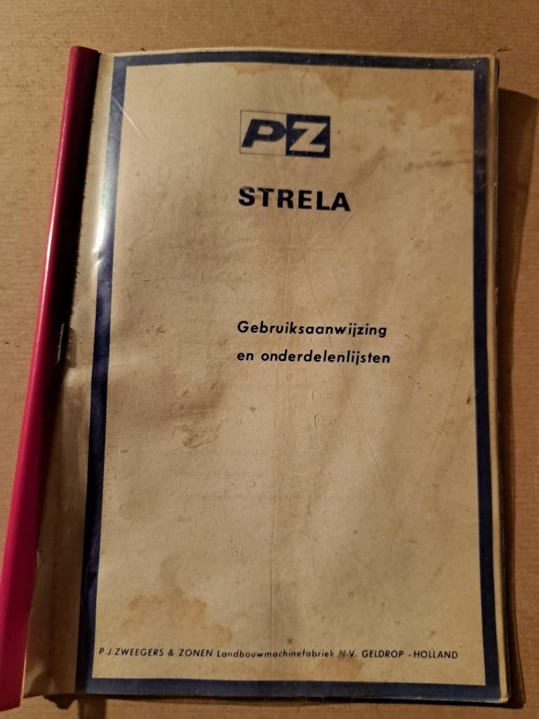 Boekje PZ strela, Ophalen