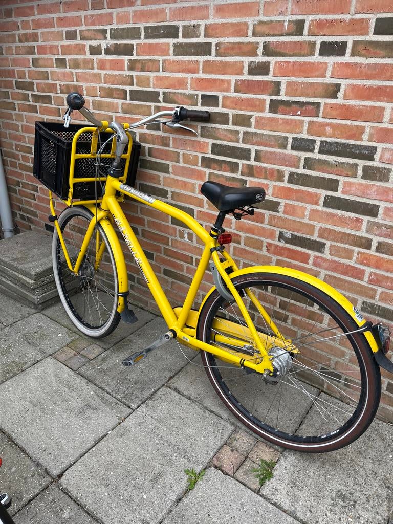 Gele Gazelle fiets 28 inch, Fietsen en Brommers, Fietsen | Dames | Damesfietsen, Ophalen, Versnellingen, Gazelle, 53 tot 56 cm