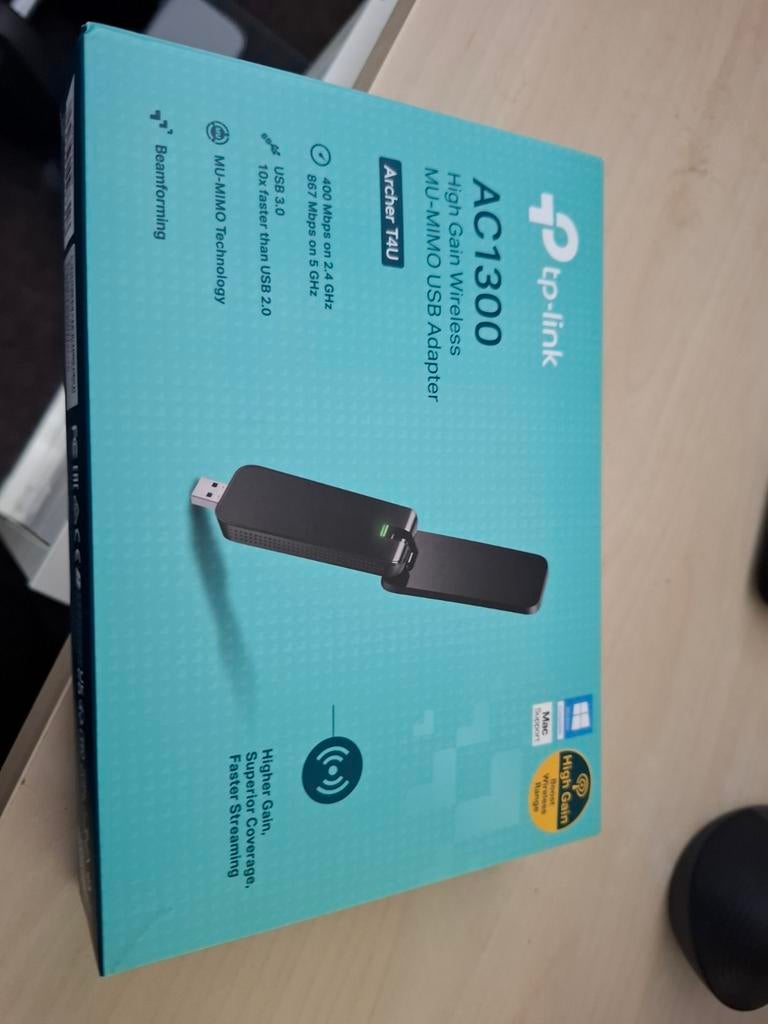TP-Link Archer T4U, Ophalen of Verzenden, Zo goed als nieuw, TP-Link