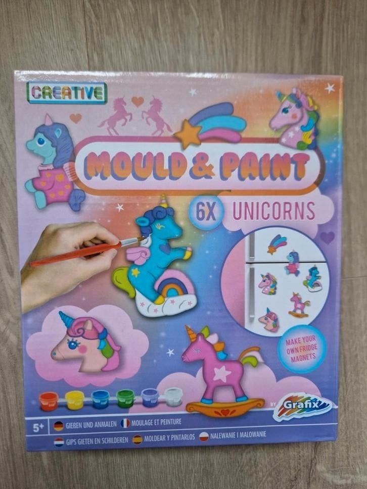 Unicorn Gips Gieten & Schilderen - Nieuw, Kinderen en Baby's, Speelgoed | Educatief en Creatief, Ophalen of Verzenden, Nieuw, Knutselen