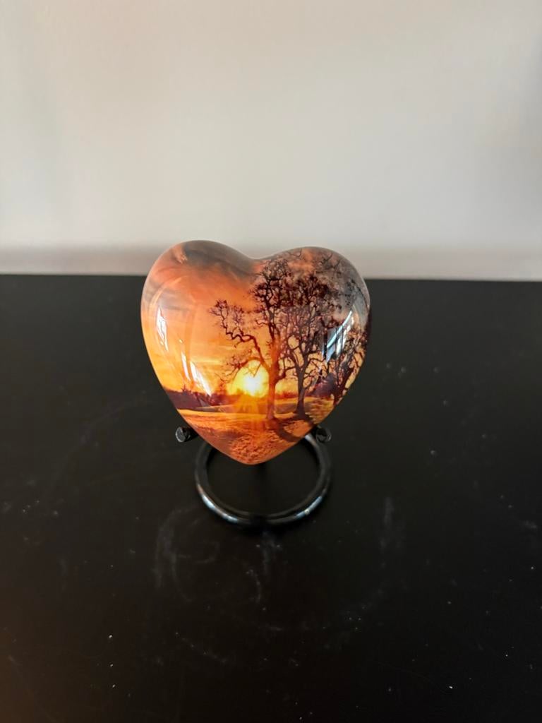 Urn hartje, Info@jouwurn.nl, Ophalen of Verzenden, Bieslook 42, Nieuw