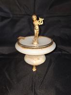 Oude Marmeren Asbak, Verzamelen, Rookartikelen, Aanstekers en Luciferdoosjes, Ophalen, Gebruikt, Asbak