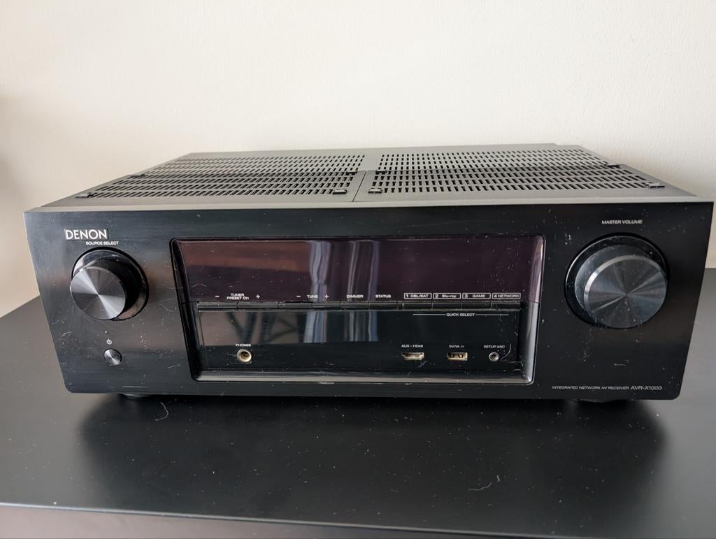 Denon AVR-X1000 AV Receiver, Audio, Tv en Foto, Versterkers en Receivers, Ophalen of Verzenden