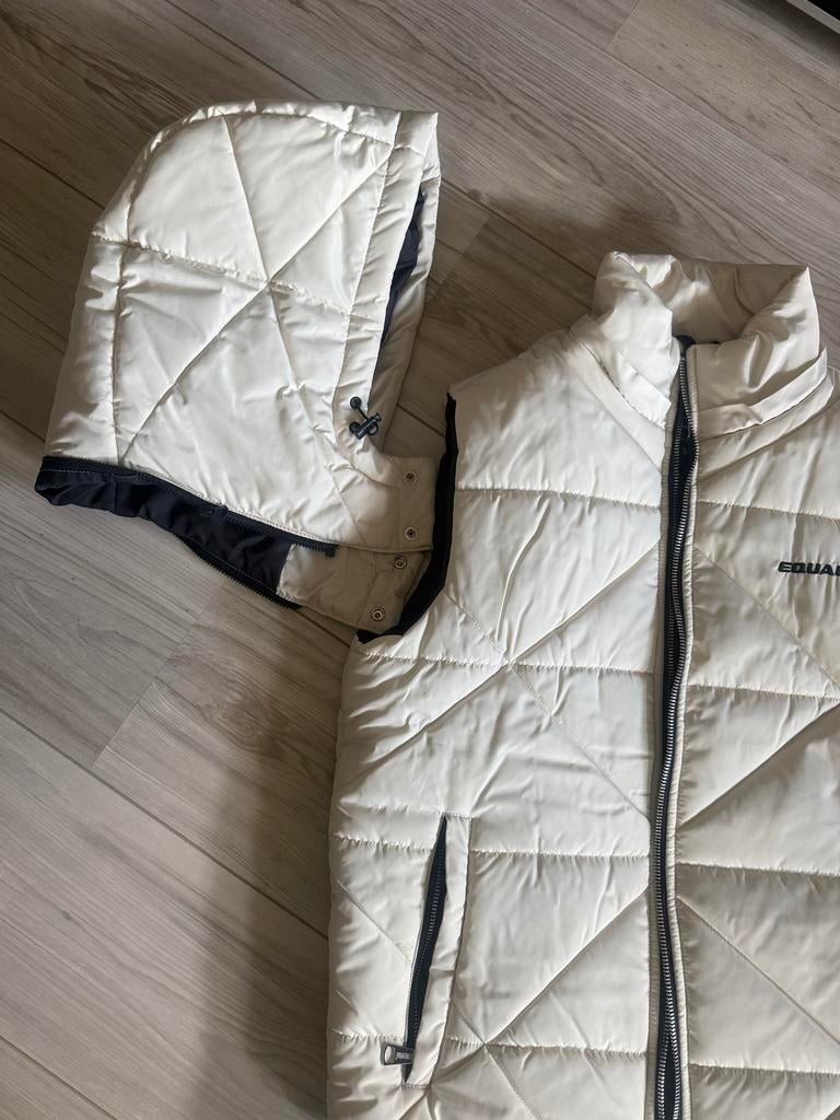 Equalite bodywarmer crème kleur maat S, Ophalen of Verzenden, Zo goed als nieuw, Maat 36 (S), Beige