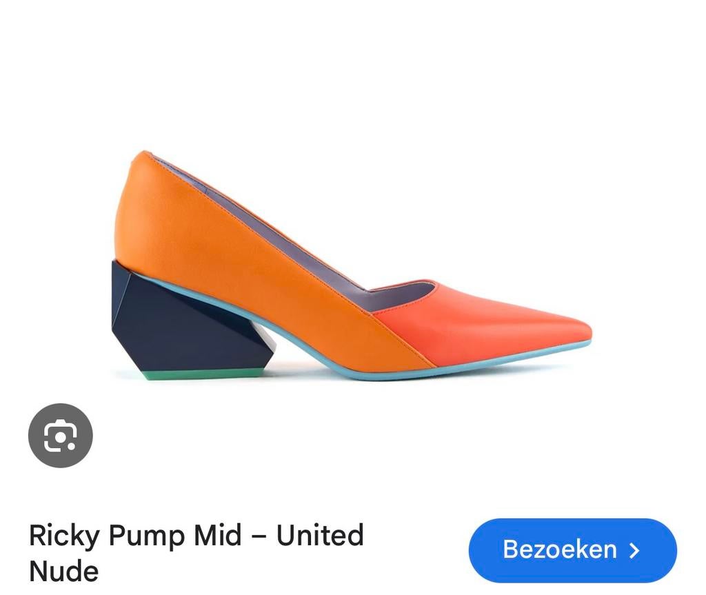 Gezocht: United Nude schoenen, Pumps, Oranje, Ophalen of Verzenden, Zo goed als nieuw