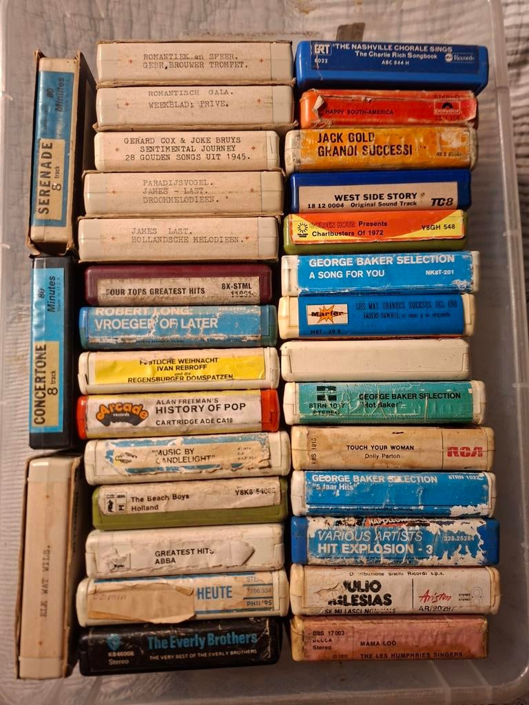 8 Track Stereo Cardridges, Ophalen of Verzenden