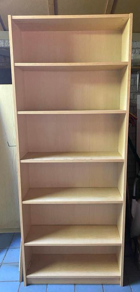 2x Houten kasten - 202x86x28 cm - Boekenkast/Opbergkast, Ophalen, Met plank(en), Gebruikt, 200 cm of meer