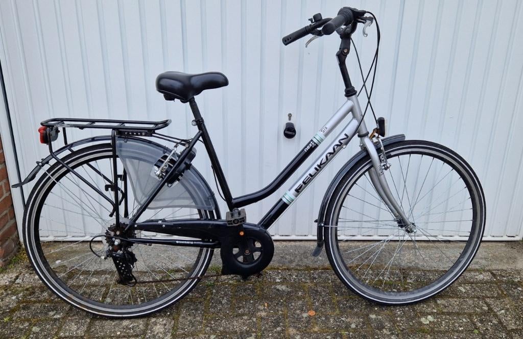 te koop degelijke Pelikaan met 6 versnellingen, Gebruikt, Velgrem, Versnellingen, 56 cm of meer