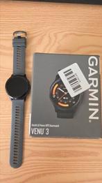 Garmin Venu 3 smartwatch, Zwart, Garmin, Ophalen of Verzenden, Zo goed als nieuw