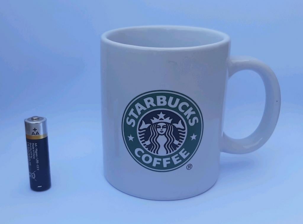 Starbucks Mok 360ml - Wit met Groen Logo, Ophalen of Verzenden