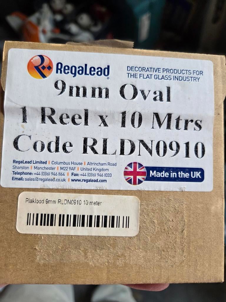 Regalead 9mm Ovaal Plaklood 10 meter, Ophalen of Verzenden
