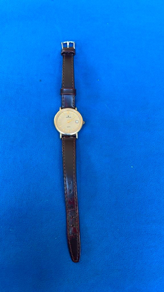 Junghans horloge, Sieraden, Tassen en Uiterlijk, Horloges | Dames, Ophalen of Verzenden, Gebruikt, Leer, Overige merken