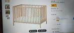 Babybedje, beuken, 60x120 cm IKEA, Ophalen, Zo goed als nieuw, Ledikant