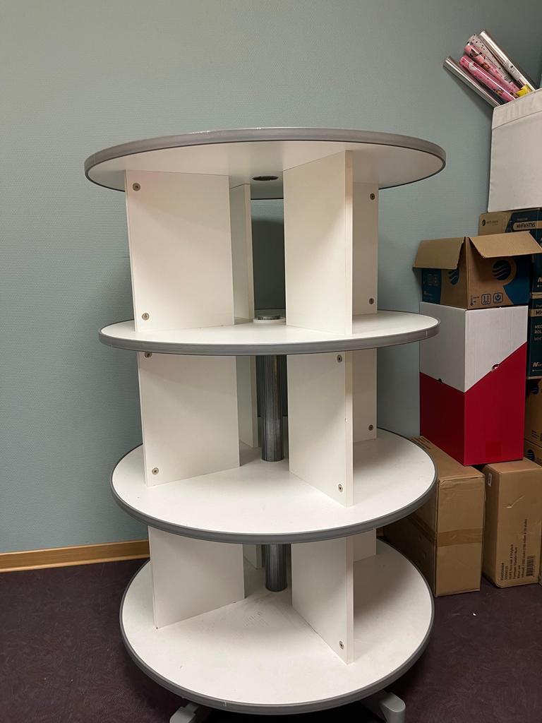 Draai carroussel - Presentatierek met 3 lagen, Ophalen, Gebruikt