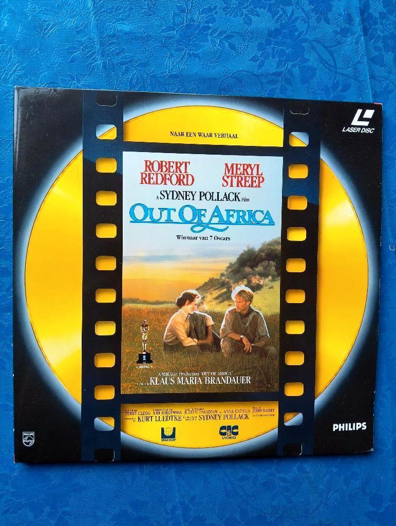 Out of Africa * LaserDisc * Cd Video * Laser Disc * Rare *, Alle leeftijden, Ophalen of Verzenden, Zo goed als nieuw
