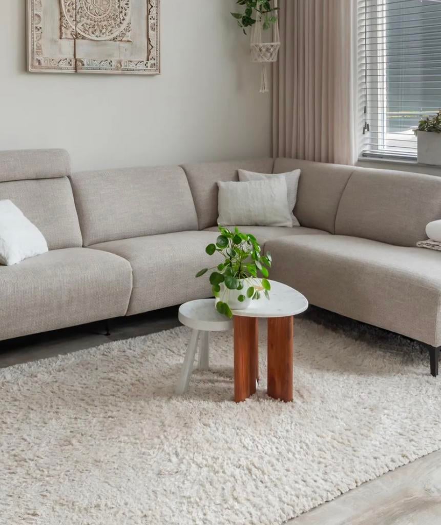 Sissy Boy bijzettafel zgan, Huis en Inrichting, Tafels | Bijzettafels, Ophalen, Zo goed als nieuw, Rond, Minder dan 55 cm