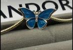 Pandora Grote Vlinder mert zirkonia, Sieraden, Tassen en Uiterlijk, Bedels, Verzenden, Nieuw, Zilver, Pandora