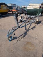 Boottrailer met wielen 5 meter, Watersport en Boten, Ophalen, Minder dan 1500 kg, Gebruikt, Sloepentrailer